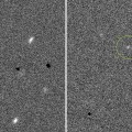telescope image showing asteroid
