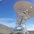 A Very Large Baseline Array telescope dish in Owens Valley, Calif.