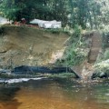 An archaeological research site along the banks of the Raymondskill Creek in the Delaware River Valley. Click photos to enlarge. (Photo courtesy Timothy Messner)